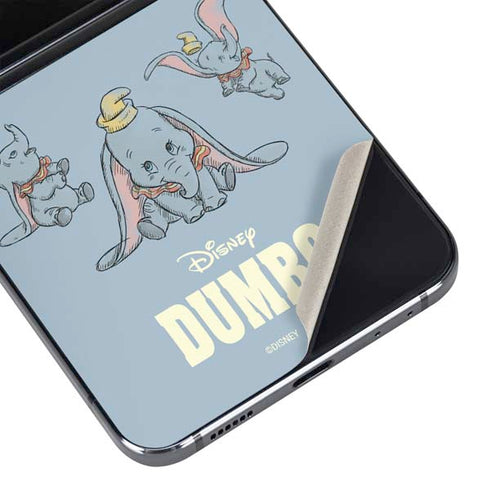 Disney Dumbo Variant Poses Galaxy Z Flip5 5G Skin